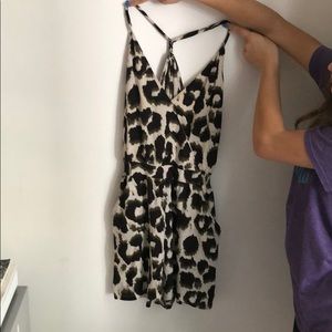 Cheetah pattern romper. Short